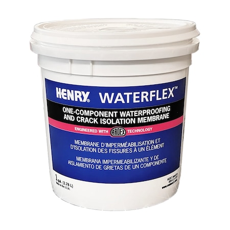 Henry 1 Gallon H Waterflex Waterproofing and Crack Prevention Membrane Henry WaterFlex Waterproofing & Crack Isolation